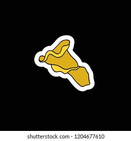 pasta Campanelle sticker doodle icon