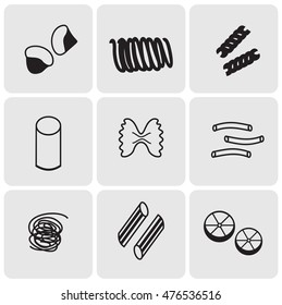 Pasta collection icons