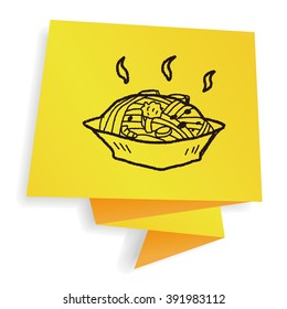 pasta doodle