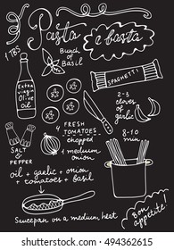 Pasta e basta. Pasta thats all.