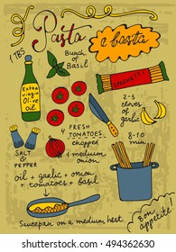 Pasta e basta. Pasta thats all.