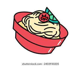Pasta of food colorful set. The design highlights the intricate details of spaghetti and pasta, paying homage to the time-honored tradition of Italian cooking. Vector illustration.