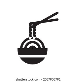 pasta icon or logo vector illustration of isolated sign symbol, vector illustration with high quality black outline.