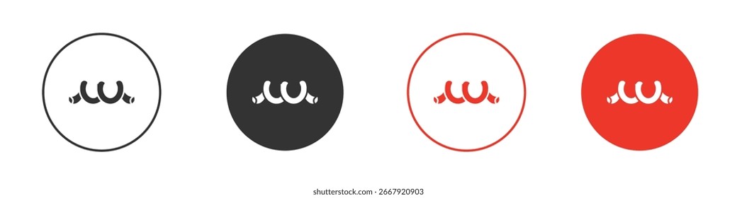 Ícone de massa para logotipo, símbolo de sinal de vetor para design