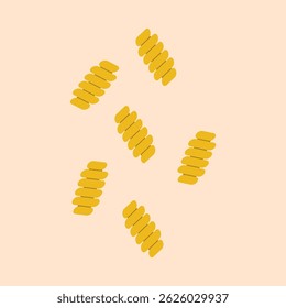Pasta Icon Set Vector Design.