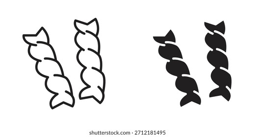 Pasta icon in vector. Logotype