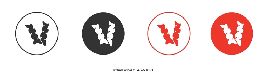 Pasta icon. web vector design