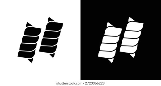 Pasta icons for graphic and web design projects