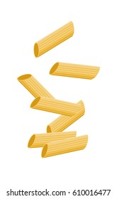 Pasta isolated on white
