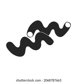 Pasta of italian black vector icon.Black vector illustration pasta and spaghetti,. Isolated illustration of italian food icon on white background.