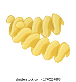 Pasta of italian cartoon vector icon.Cartoon vector illustration pasta and spaghetti,. Isolated illustration of italian food icon on white background.