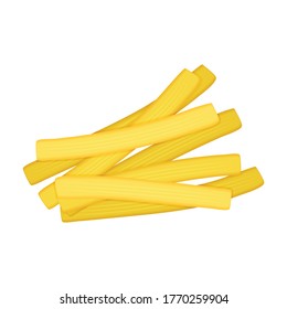 Pasta of italian cartoon vector icon.Cartoon vector illustration pasta and spaghetti,. Isolated illustration of italian food icon on white background.