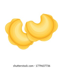 Pasta of italian cartoon vector icon.Cartoon vector illustration pasta and spaghetti,. Isolated illustration of italian food icon on white background.