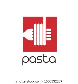 Pasta Logo Design Template Vector