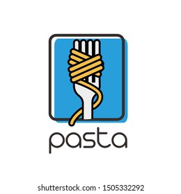 Pasta Logo Design Template Vector