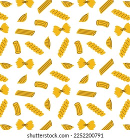 Papel tapiz con el patrón de fideos de pasta. fondo del icono de tallarines.