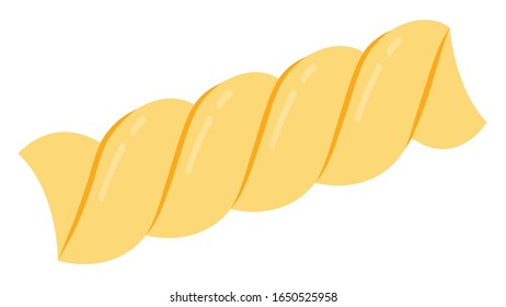 Pasta noodles vector. Pasta noodles on white background. 