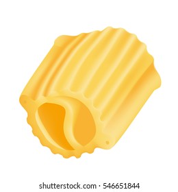 Pasta on white background, "Mandala pasta"
