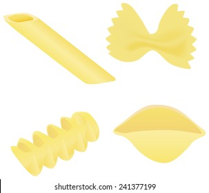Pasta pieces