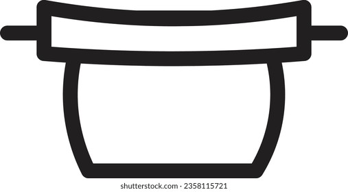 Pasta Pot Spaghetti Outline Icon