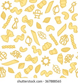 Pasta seamless pattern