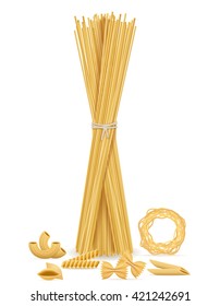 pasta set icons vector illustration isolated on white background