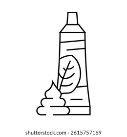 pasta spinach line icon vector. pasta spinach sign. isolated contour symbol black illustration