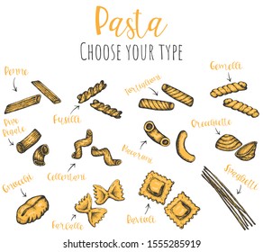 2,795 Pasta names Images, Stock Photos & Vectors | Shutterstock