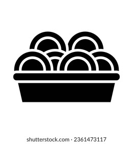 Pasta Vector Glyph Icon For Personal And Commercial Use.
