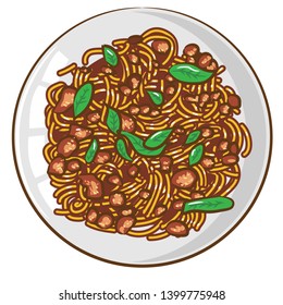 pasta vector graphic clipart design