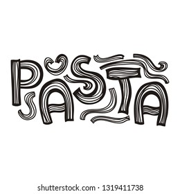 Pasta. Vector illustration