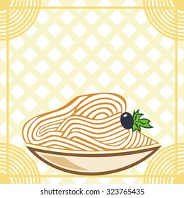 Pasta vector illustration