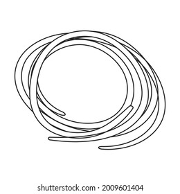 Pasta vector outline icon. Vector illustration spaghetti on white background. Isolated outline illustration icon of pasta.