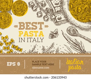 Plantilla de pintura Pasta