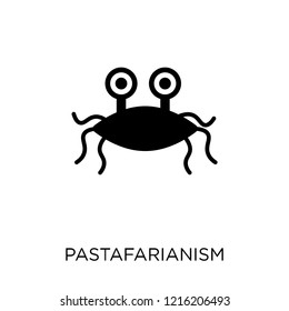 Pastafarianism icon. Pastafarianism symbol design from Religion collection. Simple element vector illustration on white background.