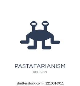 Pastafarianism icon. Trendy flat vector Pastafarianism icon on white background from Religion collection, vector illustration can be use for web and mobile, eps10