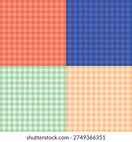 pastal color chekered pattern vectors 