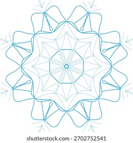 Pegar diseño de icono de mandala de color