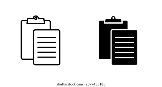 Paste flat simple vector icons illustration set.