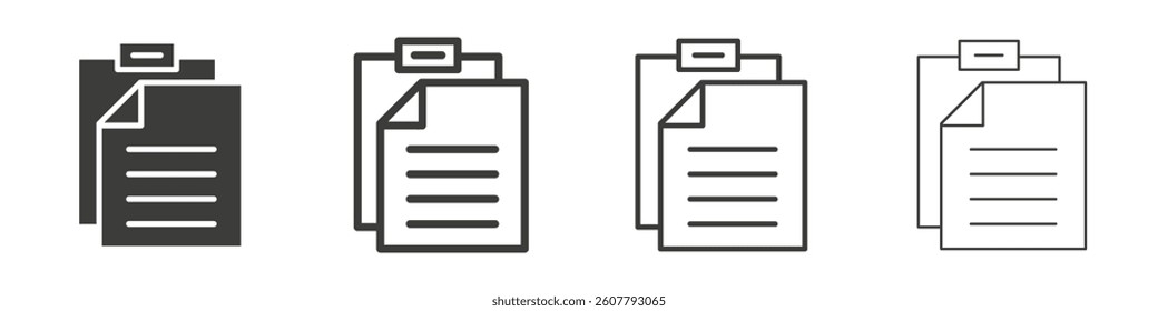 Paste icon collection for website designs
