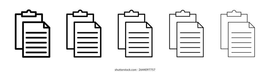 Paste icon concept. graphic design, logo, Web, UI.