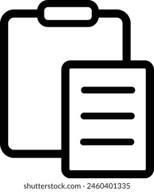 Paste icon, copy icon design eps 10.