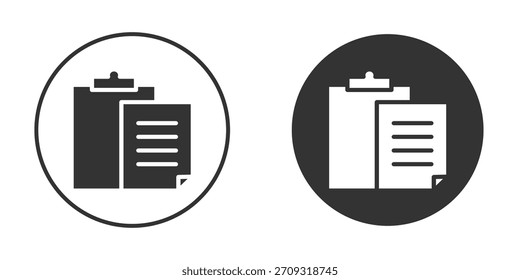 Icono de pegado en estilo glifo para el Diseño web. Iconos de UI UX