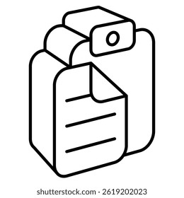 Ícone Colar representado por ícone Colar Simples Estilo de linha.