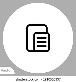 Pegar vector de signo de icono,Símbolo, ilustración de logotipo para web y móvil