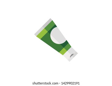paste tube container simple illustration
