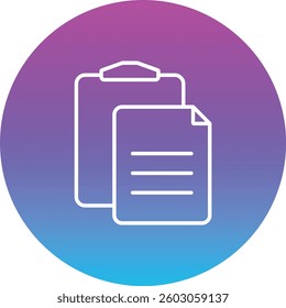 Paste vector icon. Can be used for printing, mobile and web applications.