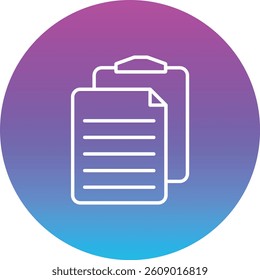 Paste vector icon. Can be used for printing, mobile and web applications.