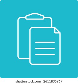 Paste vector icon. Can be used for printing, mobile and web applications.