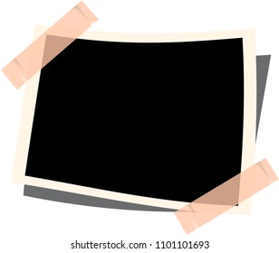 Pasted photo frame